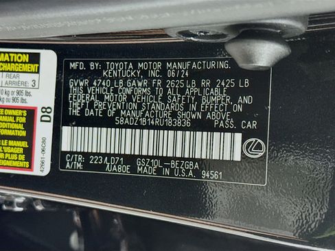 Used 2024 Lexus ES 350 w/ Premium Package image 39