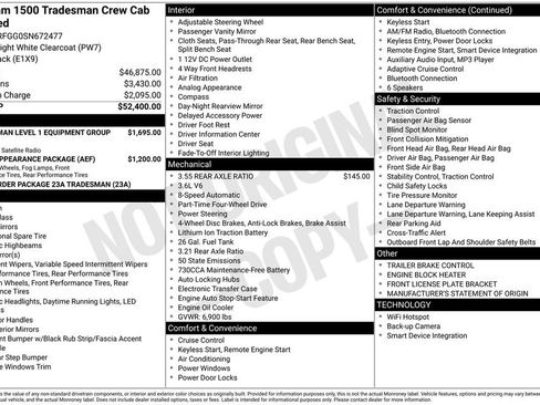 Used 2025 RAM 1500 Tradesman image 40