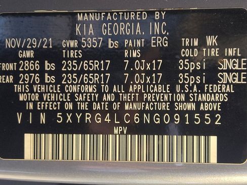 Used 2022 Kia Sorento LX image 33