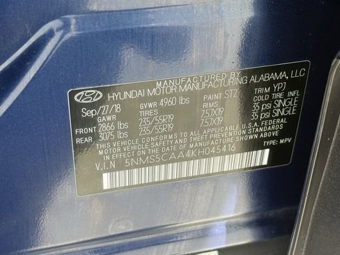 Used 2019 Hyundai Santa Fe Limited image 45