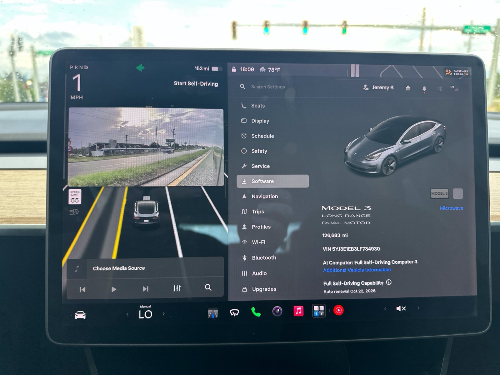Used 2020 Tesla Model 3 Long Range AWD/4WD image 5