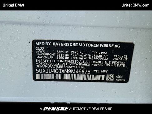 Used 2022 BMW X5 M50i AWD/4WD image 15