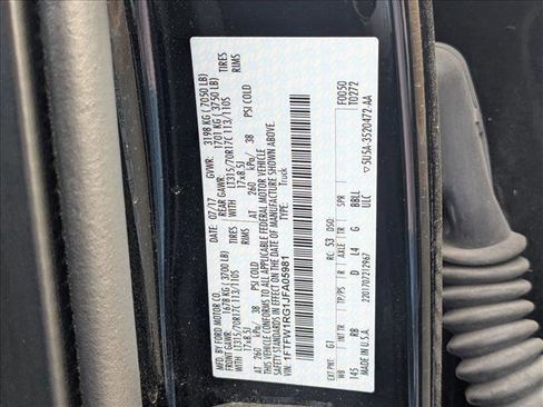 Used 2018 Ford F150 Raptor w/ Equipment Group 802A Luxury image 18