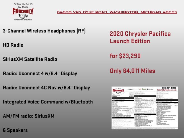 Used 2020 Chrysler Pacifica Touring-L AWD/4WD image 5