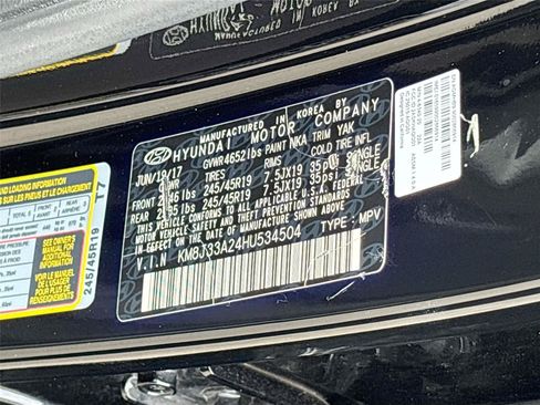 Used 2017 Hyundai Tucson Limited w/ Cargo Package FWD image 33