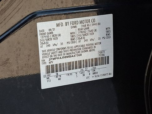 Used 2021 Ford Edge ST-Line w/ Class II Trailer Tow Package image 27