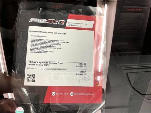 New 2026 Nissan Frontier PRO-4X AWD/4WD image 12