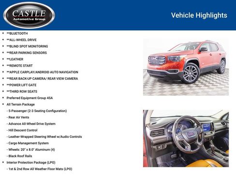 Used 2019 GMC Acadia SLT image 3