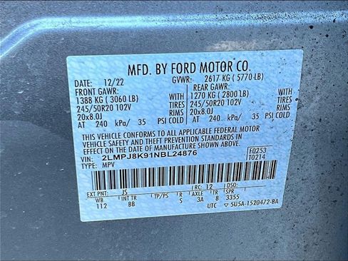 Used 2022 Lincoln Nautilus Reserve image 35