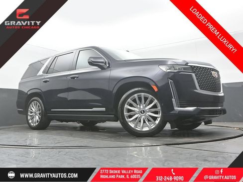 Used 2021 Cadillac Escalade Premium Luxury w/ Driver Assist Tech Package AWD/4WD image 1