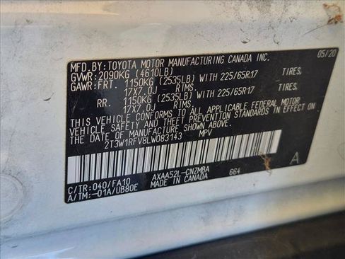 Used 2020 Toyota RAV4 XLE w/ XLE Grade Weather Package FWD image 22