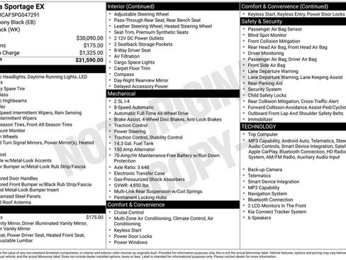Certified 2023 Kia Sportage EX AWD/4WD image 7