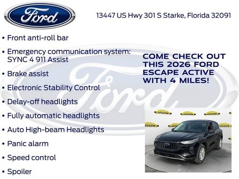 New 2026 Ford Escape Active w/ Tech Pack #1 FWD image 30