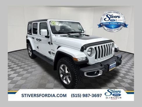 Used 2020 Jeep Wrangler Unlimited Sahara AWD/4WD image 1