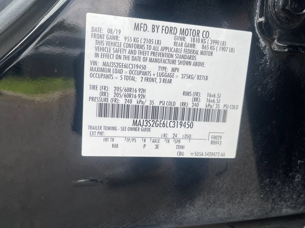 Used 2020 Ford EcoSport SE FWD image 37