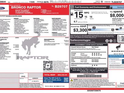 New 2026 Ford Bronco Raptor