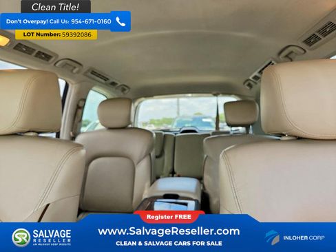 Used 2017 Nissan Armada Platinum w/ Captain Seat Package RWD image 13