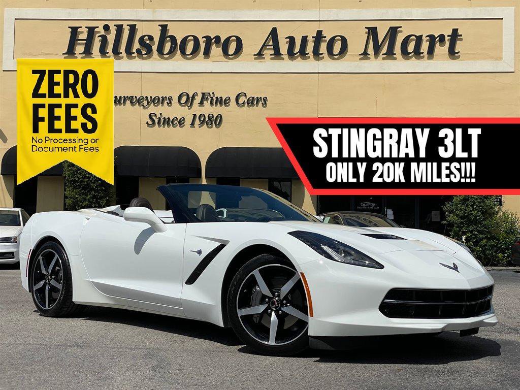 Used 2015 Chevrolet Corvette Stingray Convertible w/ 3LT Preferred Equipment Group RWD image 1