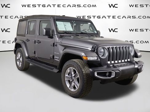 Used 2021 Jeep Wrangler Unlimited Sahara AWD/4WD image 41