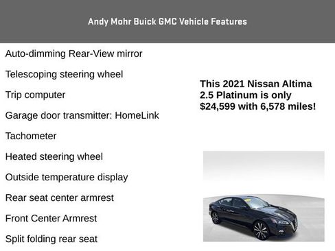 Used 2021 Nissan Altima 2.5 Platinum AWD/4WD image 12