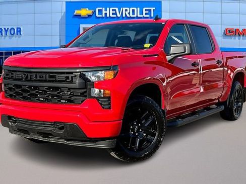 New 2026 Chevrolet Silverado 1500 Custom w/ Turbomax Blackout Package AWD/4WD image 2
