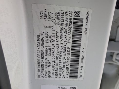 Used 2024 Honda Civic Sport image 32