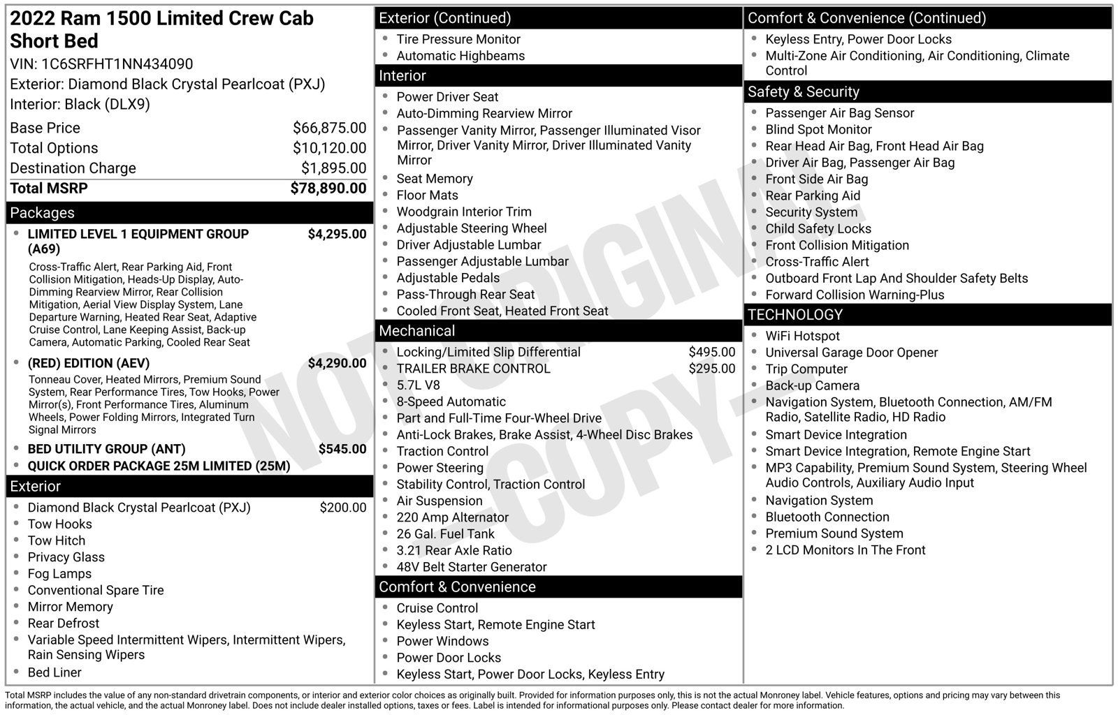 Used 2022 RAM 1500 Limited AWD/4WD image 5