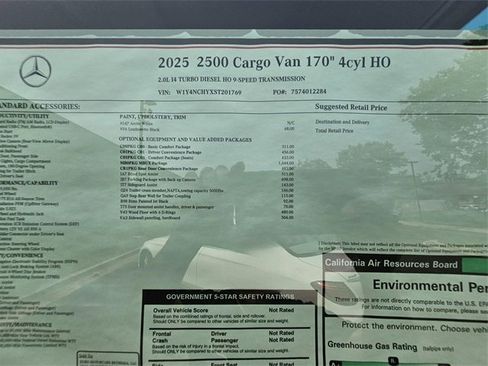 New 2025 Mercedes-Benz Sprinter 2500 image 7