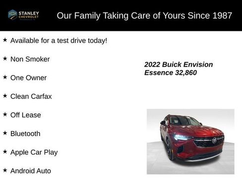 Used 2022 Buick Envision Essence w/ Sport Touring Package image 9