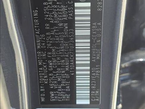 New 2026 Toyota Camry SE FWD image 27