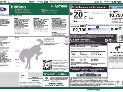 Used 2024 Ford Bronco Big Bend AWD/4WD image 5
