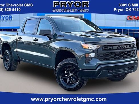 New 2026 Chevrolet Silverado 1500 Custom Trail Boss w/ Dark Appearance Package AWD/4WD image 1