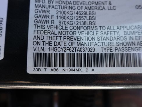 New 2026 Honda Accord EX-L image 33