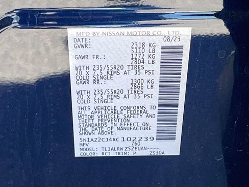 Used 2024 Nissan Murano SL FWD image 34