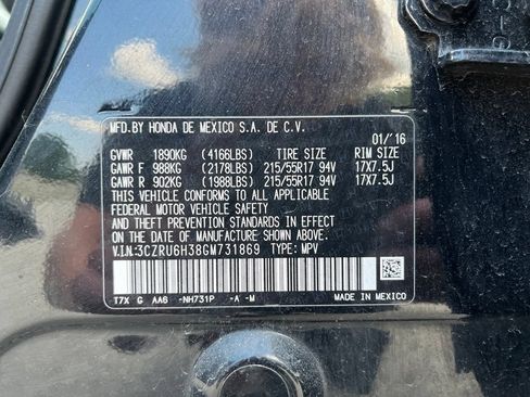 Used 2016 Honda HR-V LX image 40