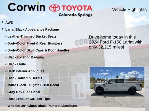 Used 2024 Ford F150 Lariat w/ Equipment Group 502A High AWD/4WD image 6