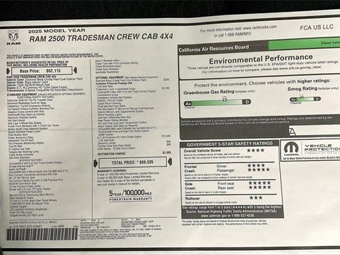 New 2025 RAM 2500 Tradesman image 14