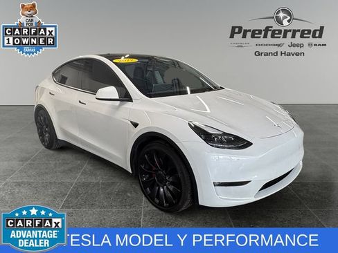 Used 2022 Tesla Model Y Performance AWD/4WD image 1