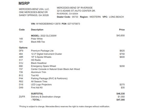 Certified 2022 Mercedes-Benz GLC 300 image 27