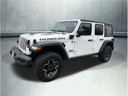 Used 2023 Jeep Wrangler Unlimited Rubicon 4xe w/ Cold Weather Group AWD/4WD image 1