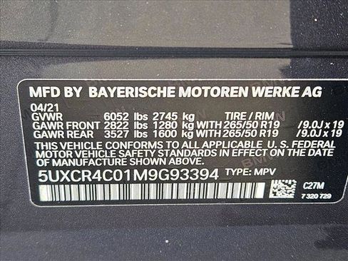 Used 2021 BMW X5 sDrive40i w/ Convenience Package image 15