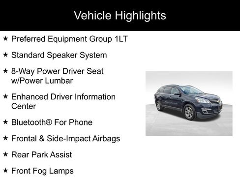 Used 2016 Chevrolet Traverse LT image 2