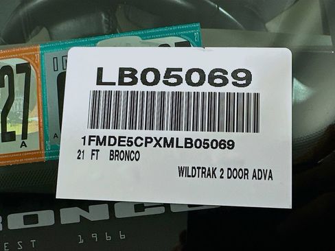 Certified 2021 Ford Bronco Wildtrak AWD/4WD image 27