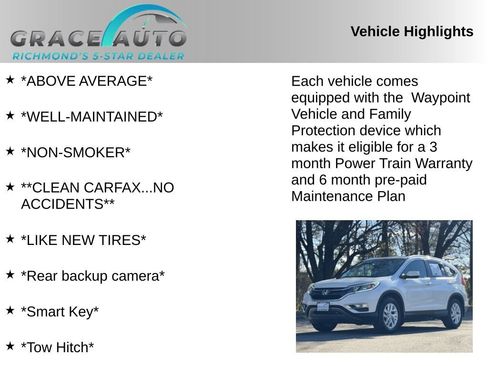 Used 2015 Honda CR-V EX-L image 2