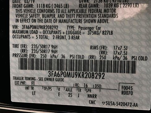 Used 2019 Ford Fusion SEL image 32