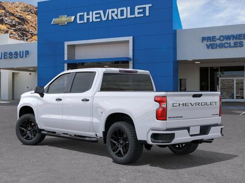 New 2026 Chevrolet Silverado 1500 Custom w/ Turbomax Blackout Package RWD image 3