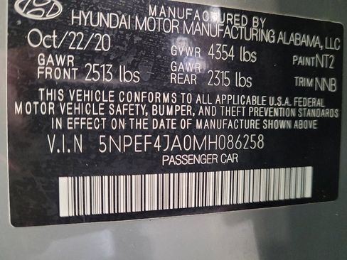 Used 2021 Hyundai Sonata SEL w/ Convenience Package image 33