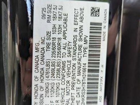 New 2026 Honda CR-V EX-L image 17