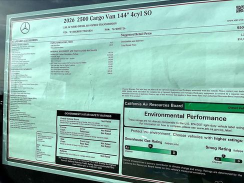 New 2026 Mercedes-Benz Sprinter 2500 image 17