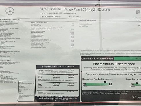 New 2026 Mercedes-Benz Sprinter 3500 image 21